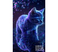 Agenda scolaire 2026 2027 Chat: Organiseur pour les Devoirs des Élèves de l’École Élémentaire au Lycée │Planificateur Journalier 1 page par jour pour ... │Garçon, Fille │Bonus 6 Mandalas et Citations