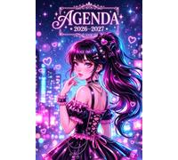 Agenda Scolaire 2026 2027: Fille Ado Manga Kpop Pratique avec Beaucoup d'espace pour noter de Septembre à Juillet pour Etudiant de Primaire, Collège, Lycé, CP, CE1, CM1 et CM2