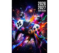 Agenda Scolaire 2026-2027:: Gamer Fun Jeux Vidéo Foot Gamer Pratique avec Beaucoup d'espace pour noter pour Garcon Fille de Septembre à Juillet Etudiant Primaire, Collège, Lycé, CP, CE1, CM1 et CM2