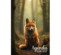 Agenda Scolaire 2026-2027: Renard | Journalier (une page par jour) | 12x17 cm | Septembre 2026 - juillet 2027 | Primaire, collège & lycée | Garçon & fille | Animal sauvage & animaux mignons