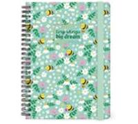 Legami - Agenda semanal con espiral 2026-2027, Bee, 16 meses, grande, de septiembre de 2026 a diciembre de 2027, cierre con goma elástica, papel con certificación FSC, 15 x 21 cm
