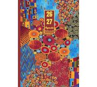 Agenda settimanale Luglio 2026 - Dicembre 2027: Gustav Klimt, Giardino fiorito | 18 mesi, Settimana su doppia pagina, Da Luglio 2026 a Dicembre 2027, ... per la Pianificazione Personale, l'ufficio