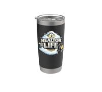 Agente de bienes raíces Agente de ventas Realtor Life Vaso térmico de acero inoxidable de doble pared