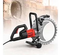 AGGBDYXO Profesional Sierra Anular para Hormigón 5000 W, Cortadora sin Escobillas con Disco 410 mm, Corte 300 mm y Bomba de Agua para Hormigón, Ladrillo, Piedra y Mampostería