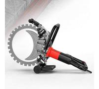 AGGBDYXO Uso Intensivo - Sierra Eléctrica para Hormigón 5000 W, Cortadora Anular sin Escobillas, Disco 410 mm, Corte 300 mm, Sistema Húmedo y Ruedas de Apoyo para Aberturas y Renovación