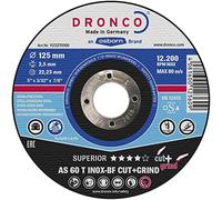 AGHASA DRONCO AS30TINOXCG-180 - Disco de corte metal AS 46 / AS 30 T INOX CUT+GRIND Special (Corte+Desbaste), 180 x 3,5 mm