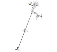 Agitador de cubo de 25 galones, mezclador de soporte de 1/4, con varilla de agitación e impulsor de acero inoxidable extendido de 1 m, velocidad: 2500 rpm, capacidad de agitación: 0-100 L, para