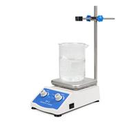 Agitador de Laboratorio, Agitador magnético de calentamiento con pantalla digital, agitador termostático, mezclador magnético de placa calefactora de laboratorio, velocidad ajustable 1600 rpm
