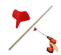 Agitador de pintura, herramienta portátil rápida y resistente, accesorio de taladro mezclador de pintura, para aplicación de limpieza, fijación, fábrica, taller, pared al aire libre, mujeres y hombres