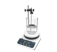 Agitador Magnético, Agitador magnético con pantalla digital de calentamiento, agitador termostático, mezclador magnético de placa calefactora de laboratorio de 20 l(HS5C(2L LCD))