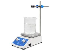 Agitador magnético con calefacción, pantalla Digital, termostático, mezclador de placa caliente laboratorio, ajustable, 1600rpm,para laboratorio