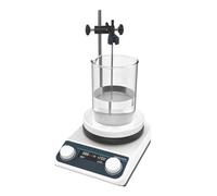 Agitador Magnético Con Calefacción, Pantalla Digital, Termostático, Placa Calefactora De Laboratorio, Mezclador 20L,para laboratorio(HS5C)