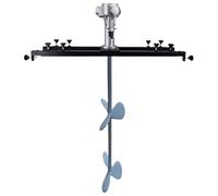 Agitador neumático, máquina automática de agitación de pintura de 2800 rpm, con gancho, impulsor forrado de plástico, para soluciones de revestimiento ácido y álcali fuertes