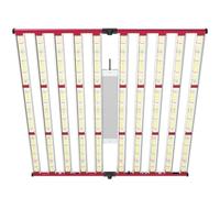 AGLEX 1000W Luces de Cultivo, LED Grow Light Luz de Espectro Completo con UV IR, Enlace en Cadena Daisy, Estilo de Barra de Luz de Plantas Plegable y Regulable, Cobertura Central 6x6 pies
