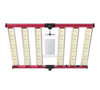 AGLEX 330W Luces de Cultivo, LED Grow Light Luz de Espectro Completo con UV IR, Enlace en Cadena Daisy, Plegable y Regulable, Estilo de Barra de Luz de Plantas para Cultivo de Interior, Cobertura 3x4
