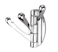 Agmoctz Giratorios Plegables para Toallas, Gancho para Abrigos Flexible de Metal, Soporte para Toallas de BañO, Colgador de Ropa Resistente para BañO