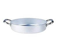 Agnelli ALMA10620 Cacerola baja con 2 asas en acero, aluminio profesional 3 mm, 20 cm