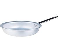 Agnelli ALMA111BM32 Sartén para saltear Pasta y arroz con Mango Tubular de Acero Inoxidable, Aluminio Profesional de 3 mm, 32 cm