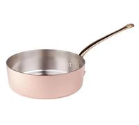 AGNELLI Cacerola baja de cobre liso de 20 cm