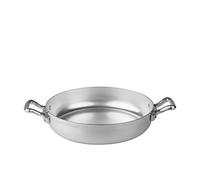 Agnelli Family Sartén 2 Asas, Diámetro 28 cm, Aluminio, Plata Clara