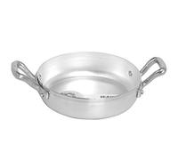 Agnelli Family Sartén con 2 Asas, Diámetro 24 cm, Aluminio, Plata Claro