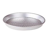 Agnelli Ollas Tortiera Tonda Perforado, 32cm, aleación de Aluminio 3003, Plata