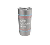 Agradable Travieso Navidad Erik Suéter Feo Vaso térmico de acero inoxidable de doble pared