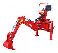 Agrieuro Top Line RES20 - Retroexcavadora para tractor con desplazamiento lateral