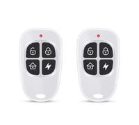 AGSHOME Mandos a Distancia para Alarma con Botón SOS, Pack de 2 | Requiere central AGSHOME, control de armado y desarmado, formato llavero compacto y fácil de llevar a diario