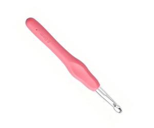Agujas De Ganchillo 8,0mm,agujas De Tejer Con Mango Ergonómico Uncinetto Alluminio Para Manos Artríticas Para Principiantes E Hilo De Ganchillo