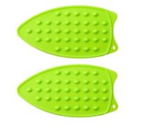 Agwuoetr Almohadilla de Plancha de Silicona Resistente Al, Soporte de Planchado PortáTil para Viajes y Plancha para Acolchar, Color Verde