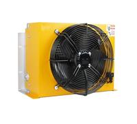 AH1012T-CA Enfriador de aire con ventilador, enfriador de aceite hidráulico, enfriador de tanque, radiador de aceite refrigerado por aire Gran área de disipación de calor(24V)