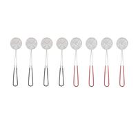 Ahgsup 8 Uds Mini Cucharas de Espumadera de Malla con Cubierto de Plástico para Olla Caliente China, Herramientas Fáciles de Colar Sopa