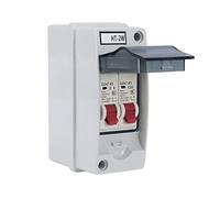 Ahgsup Caja de Distribución para Exteriores, Clasificación de Prueba IP65 | Carcasa de plástico duradera, Fácil de instalar, Rendimiento confiable, Uso residencial y comercial, Diseño resistente a la