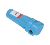 Ahgsup Filtro de Compresor de Aire con Válvula de Drenaje Manual (A-001) | Elemento de algodón PP, carcasa de aluminio, entrada de 3 cm, presión de 1,0 MPa, construcción duradera