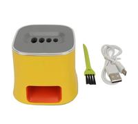 Ahgsup Máquina Eléctrica para Craquear Semillas de Melón, Acero Inoxidable (Amarilla)