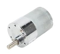 Ahgsup Motor de Engranaje Helicoidal de CC de Velocidad Ajustable de 340 | Diseño autoblocante de alta torsión, aleación de aluminio, latón, para automatización