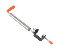 Ahgsup Rodillo de Amasar Rodillo de Masa Fijo Acero Inoxidable 304 Diseño Hueco Rotación de 360 grados Superficies Lisas Abrazadera de Mesa para Pastelería Pan (S (31,5 X 25,2 pulgadas))