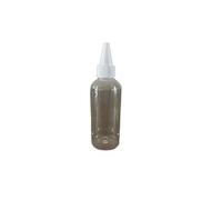 AHIOJEGX Botella exprimible Botella de plástico con pico, botella vacía, subbotella, emulsión exprimible, pequeña pintura líquida, botellas tinte en forma gota, 5 uds(WHITE,PLASTIC_120ML)