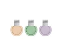AHIOJEGX Botella exprimible Botella dispensadora de silicona 90/60ml, contenedor almacenamiento Gel ducha y champú portátil, botella loción rellenable con tubo exprimidor, 3 uds(60ml)