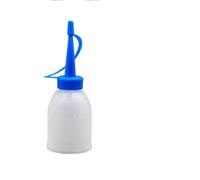 AHIOJEGX Botella exprimible Botellas aplicadoras de punta precisión plástico, botellas exprimibles con aguja for pegamento artesanal, contenedor dispensador tinta Alcohol, 4 Uds(9 X 3.5 X 3.2 blue)