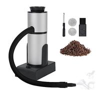 Ahumador de alimentos fríos para barbacoa, herramienta portátil para ahumar tu hogar, cocina, bar, restaurante, al aire libre, picnic, senderismo, pesca (plata)