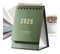 Ahuuen Pequeño Calendario de Escritorio 2025-2026,Calendario De Mesa Sobremesa - Material de Planificación de Fechas Decorativo para Tareas Diarias Citas Empleados Estudiantes Profesores Autónomos