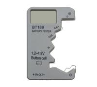 Ahuuen Probador De Baterías | Comprobador De Pilas Doméstico | Con Pantalla LED De Alta Precisión Para RC, Reloj, Audífono Y Hogar