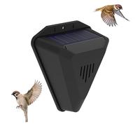 Ahuyentador De Pájaros con Energía Solar Automático, Repelente Multifunción con Ciclo De Sonido Cada 3 Minutos, Resistente Al Clima Y Fácil De Instalar, Eficaz contra Palomas