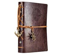 Ai-life Retro Vintage Ubierta de Cuero de la PU Cuaderno Agenda Bloc de Notas Pirata Náutico Revista Diario Timón de Cuerda, Libro Cuaderno en Blanco Revista Notebook Libreta Mano Escrito Viaje