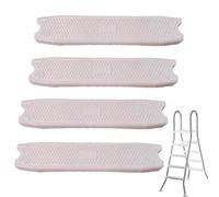 AIBOTY Escalera De Piscina Universal De 18" De Repuesto, Escalera De Plástico Moldeado para Piscinas Elevadas Escalón De Peldaño,4pcs