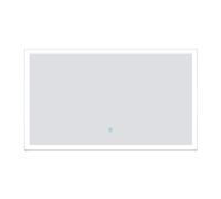 Aica Espejo de baño LED 120 x 70 cm, antivaho, luminosidad regulable
