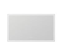 Aica Espejo de baño LED 140×80cm,Bluetooth,Antivaho