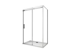 Aica mampara de ducha correder panel lateral,vidrio antical 8mm (1572-1592)x(680-703)x1950mm